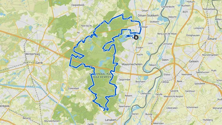 70 km course